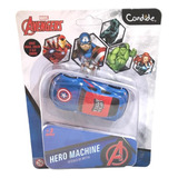 Carrinho Mini Veículo Metal Hero Avengers Capitão América