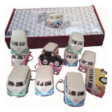Carrinho Miniatura Chaveiro Kombi