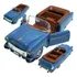 Carrinho Miniatura Conversível Clássico Metal Premium Cor Conversível Azul
