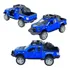 Carrinho Miniatura De Ferro Fricção Off Road Cars Pickup 4x4