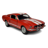 Carrinho Miniatura Ford Mustang Shelby Gt 500 1967 Kinsmart