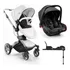Carrinho Passeio Moisés Candy C/ Bebê Conforto E Base Isofix