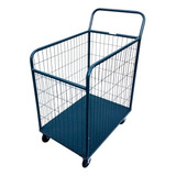 Carrinho Plataforma Telado Tipo Abastecedor Picking 300kg