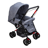 Carrinho Prime Baby Rover De Passeio Berço Bebês Até 15kg Cor Cinza