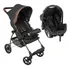 Carrinho Romano Preto Cobre Com Bebê Conforto - Galzerano