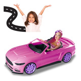 Carrinho Rosa Conversivel Boneca