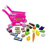 Carrinho Supermercado Infantil Rosa