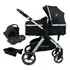 Carrinho Ts Kansas Con Base Silver/preto Premium Baby