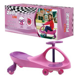 Carrinho Zippy Car Rosa Com Led Suporta Até 100kg Zippy Toys