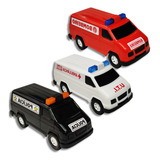 Carrinhos Policia Ambulancia Bombeiro