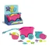 Carriola De Praia Balde Regador Formas Divertoys Pink 8285
