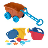 Carriola Infantil Brinquedo Diver Praia Baldinho Regador