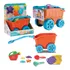 Carriola Praia Carrinho Infantil Baldinho Kit Areia Brincar