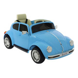 Carro A Bateria Para Crianças Bel Beetle Brink Cor Azul 110v 220v