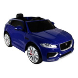 Carro A Bateria Para Crianças Bel Jaguar F-pace Brink Cor Azul 