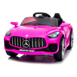 Carro A Bateria Para Crianças Lafuente Imports Br Mercedes Amg 6v Cor Rosa 110v/220v