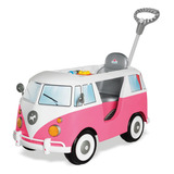 Carro De Passeio Grande Kombina Rosa Feminina Rosa 2em1