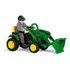 Carro Elétrico Mini Trator John Deere Ground Loader