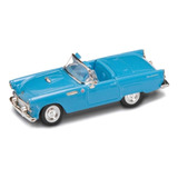 Carro Lucky Ford Thunderbird 1955 Escala 1/43 - Azul