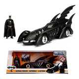 Carro Miniatura Batmóvel E Batman 1:24 Batman Forever 1995