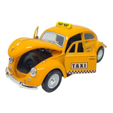 Carro Miniatura Fusca Taxi