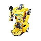 Carro Robô Bate E Volta Amarelo Zoop Toys