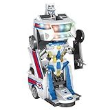 Carro Robô Bate E Volta Ambulância Transformável Zoop Toys