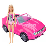 Carro Rosa Conversível Boneca Barbie Original Lacrada