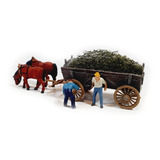 Carroça Da Fazenda Fh0101 - Escala 1/87 - Maquete - Imaker
