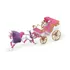 Carruagem Real Para Boneca Princesa Rosa - Lider Brinquedos