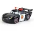 Cars Disney Pixar Mcqueen Police Metal 1:55 Cor Preto