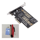 Cartão Adaptador Ssd Electop Pcie Para M.2 Nvme/ngff Sata Ss