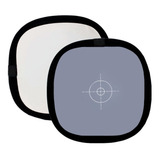 Cartão Cinza Portátil Para Ajuste De Branco Circular 33 Cm