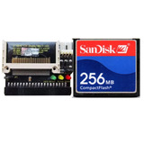 Cartão Compact Flash Cf 256mb Sandisk + Adaptador Ide