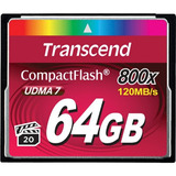 Cartão Compactflash Udma7 120mb/s Transcend Cf 800x 64gb
