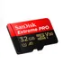 Cartão De Memória 32gb Sandisk  Extreme Pro Micro Sd