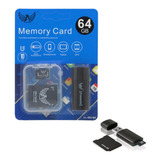 Cartão De Memória 64gb + Adaptdor Sd + Pen Drive Altomex 