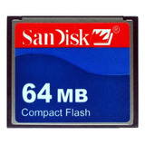 Cartão De Memória Cf Compact Flash 64mb Sandisk