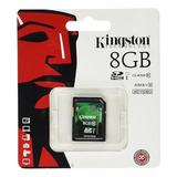 Cartão De Memória Classe 10 Kingston 8gb Sd10v/8gb