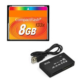 Cartão De Memória Compact Flash 8gb Cf...