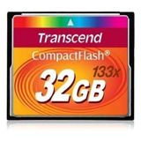Cartão De Memória Compactflash 133x Transcend Cf 133x 32gb