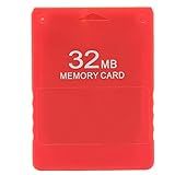 Cartão De Memória De 32 MB Compatível Com Console De Jogos Padrão PS2 Slim Line  Cartão De Dados Externos De Reposição Para Jogos FMCB1 966 De Alta Velocidade Para PS2  Plug And Play  Vermelho 