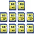 Cartão De Memória Flash Sdhc Classe 10 De 16 Gb, Pacote Com