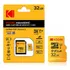 Cartão De Memoria Kodak Sdhc Uhs-i U3 V30 A1 100mbs 4k 32gb