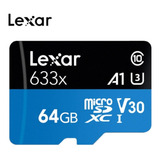 Cartão De Memória Lexar Micro Sd 64gb