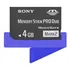 Cartão De Memória Memory Stick Pro Duo 4gb / Câmera Sony