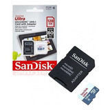 Cartão De Memória Micro Sandisk 128gb Classe 10 Ultra 
