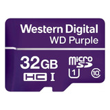 Cartão De Memória Micro Sd 32gb Wd Purple 16tbw Intelbras P  Cftv E Segurança