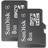 Cartão De Memória Micro Sd 8gb Sandisk.