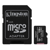 Cartão De Memória Microsd 128gb   Adaptador Canvas Kingston